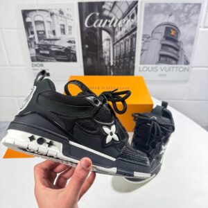 Louis Vuitton LV Skate Black White men's AAA replica sneakers UK - designer reps sale