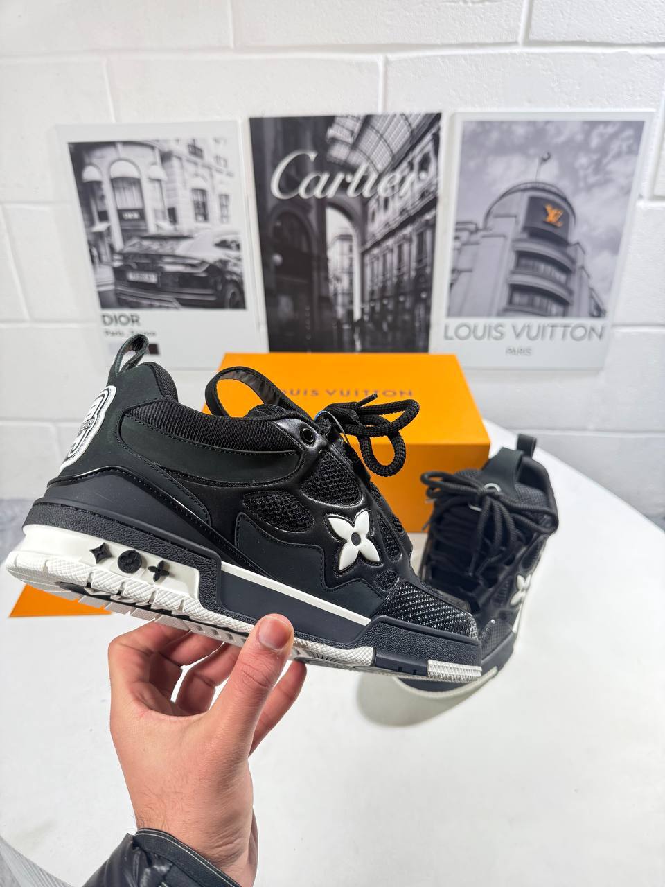 photo 5782763058924031609 y Louis Vuitton LV Skate Black White men's AAA replica sneakers UK - designer reps sale