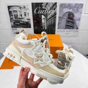 Louis Vuitton LV Skate Beige White men's AAA replica sneakers UK - designer reps sale