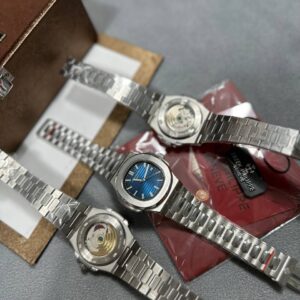 Patek Philippe Geneve Nautilus AAA replica watch UK - men's different dial colours designer reps sale