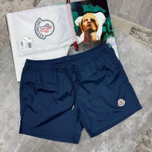 Moncler Logo Patch swim shorts men's AAA replica UK - different colours designer reps sale