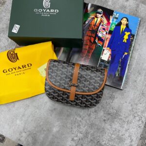 Goyard Belvedere PM Monogram Messenger bag black brown AAA replica UK - women's designer reps sale