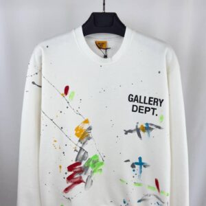 Gallery Dept paint splatter-effect jumper AAA replica UK — men's women's 2 colours designer reps sale