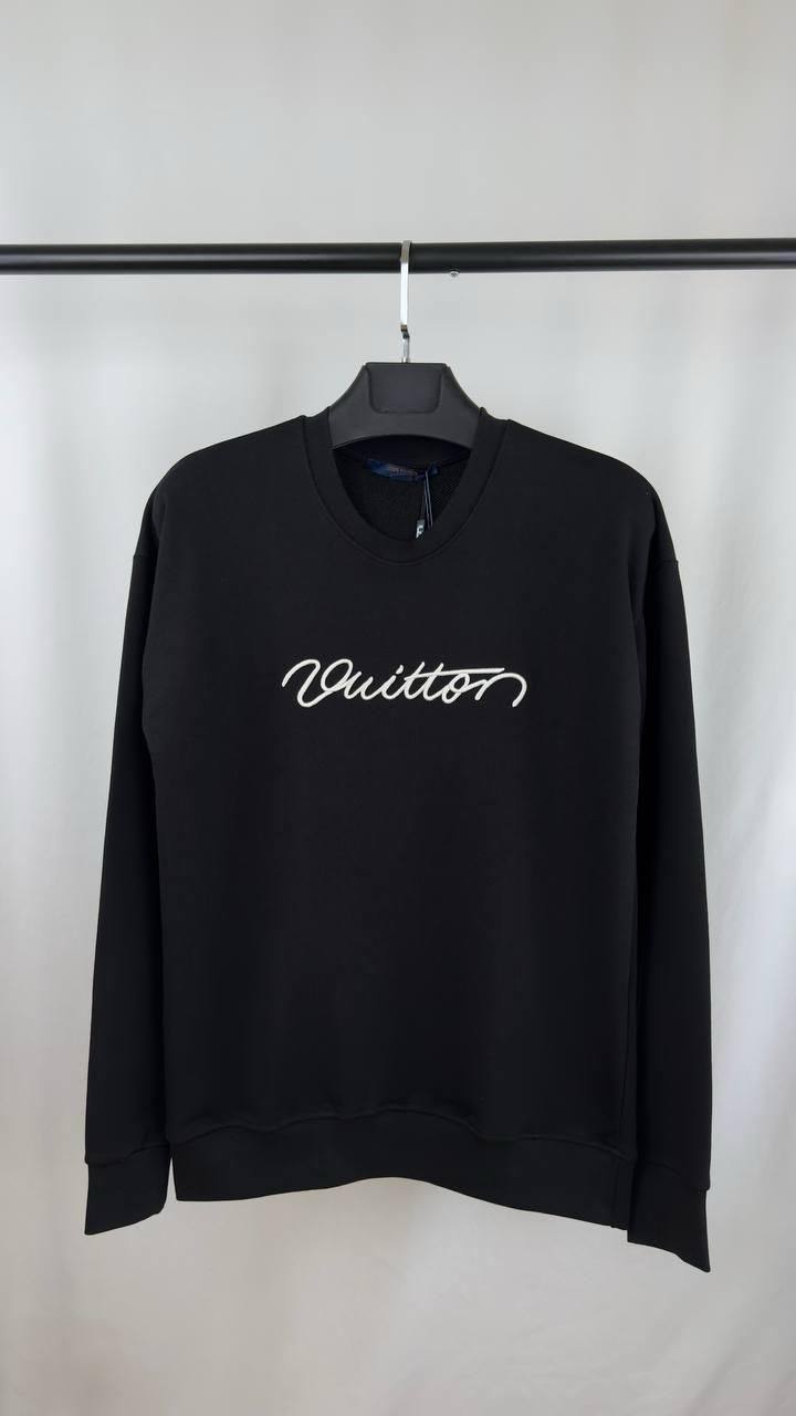 photo 5794076522472738416 y Louis Vuitton embroidered signature crewneck jumper AAA replica UK — men's women's 2 colours designer reps