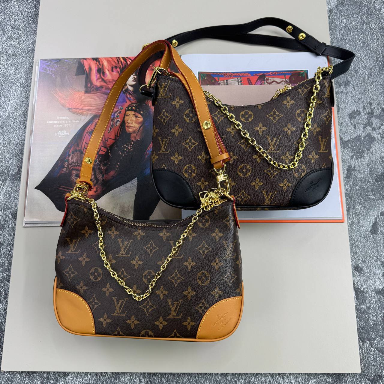 photo 5794245009744792936 y Louis Vuitton Boulogne PM Monogram Messenger bag AAA replica UK - women's 2 colours designer reps sale