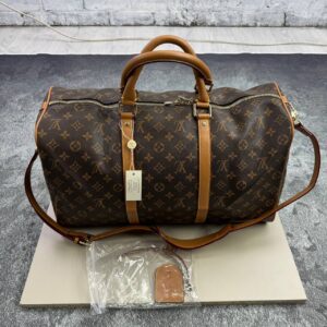 Louis Vuitton Keepall Bandouliere brown monogram AAA replica bag UK - men's women's designer reps sale