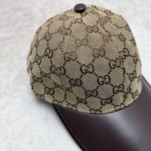 Gucci GG Canvas baseball cap beige men's AAA replica UK — designer reps sale