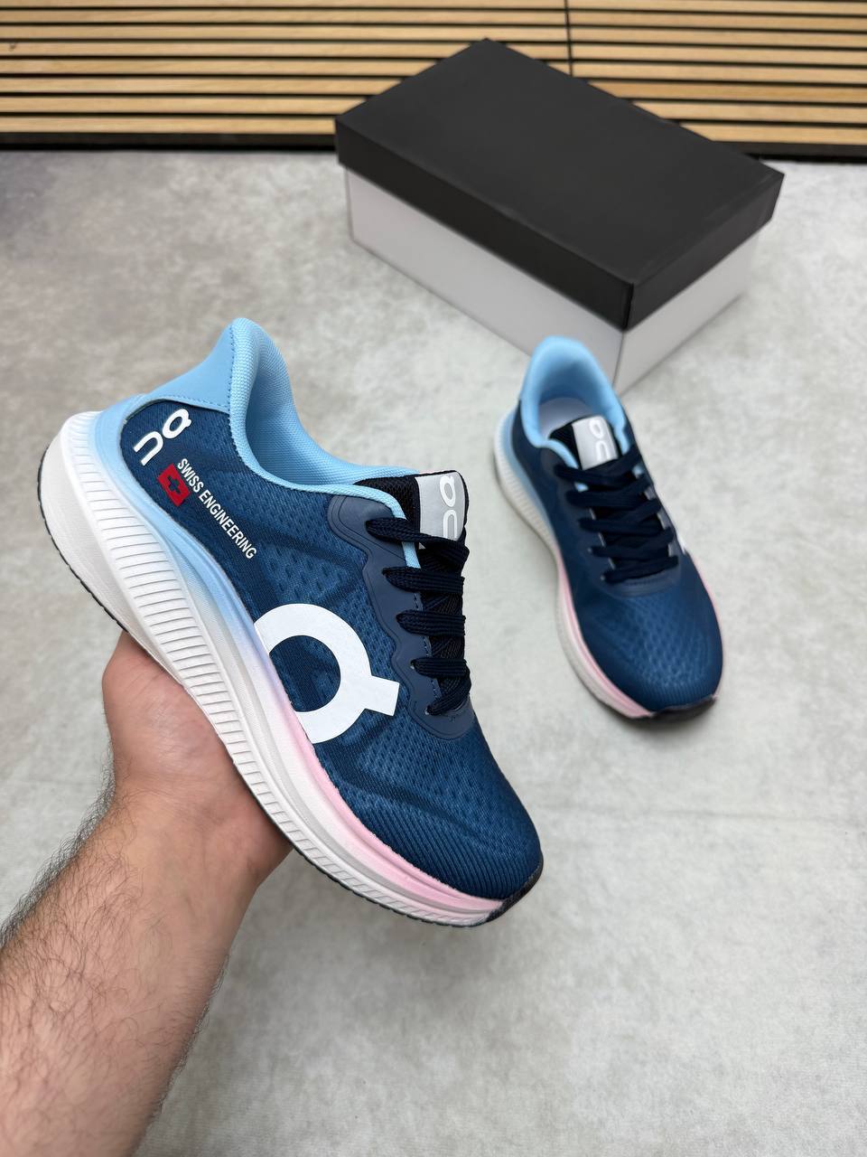 photo 5794245009744793001 y On Running Cloudrunner 2 Denim Light Blue women's AAA replica trainers UK — designer reps sale