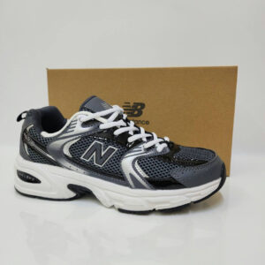 New Balance 530 Black Grey Silver MR530SMN men's AAA replica trainers UK — designer reps sale