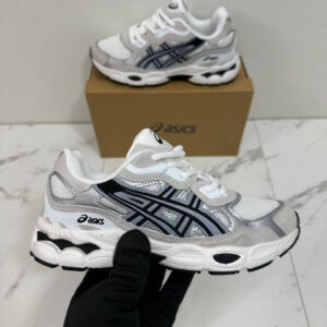 Asics Gel-NYC White Midnight 1203A383-118 women's AAA replica trainers UK — designer reps sale
