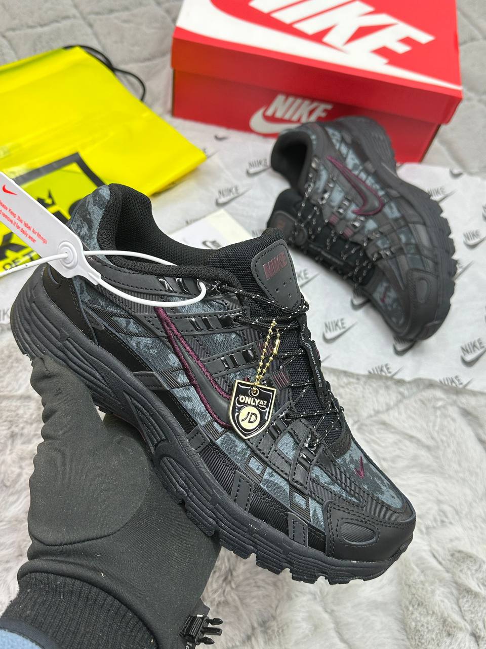 photo 5794245009744793157 y Nike P-6000 Black Burgundy Crush HQ4054-001 men's AAA replica trainers UK — designer reps sale