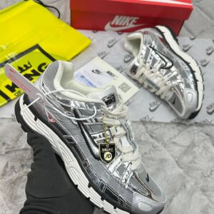 Nike P-6000 Metallic Silver Sail Black CN0149-001 men's AAA replica trainers UK — designer reps sale