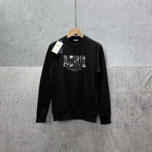 Christian Dior Couture Logo Printed jumper AAA replica UK - men's women's 2 colours designer reps sale