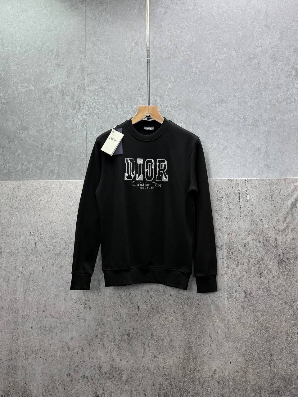 photo 5798810998067105413 y Christian Dior Couture Logo Printed jumper AAA replica UK - men's women's 2 colours designer reps sale