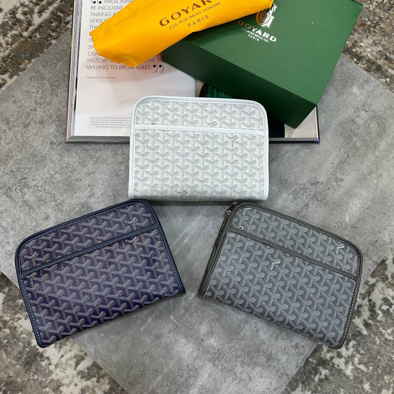 photo 5803171781441948536 y 1 Goyard Jouvence MM Toiletry Bag Goyardine Canvas AAA replica UK - multiple colours designer reps sale