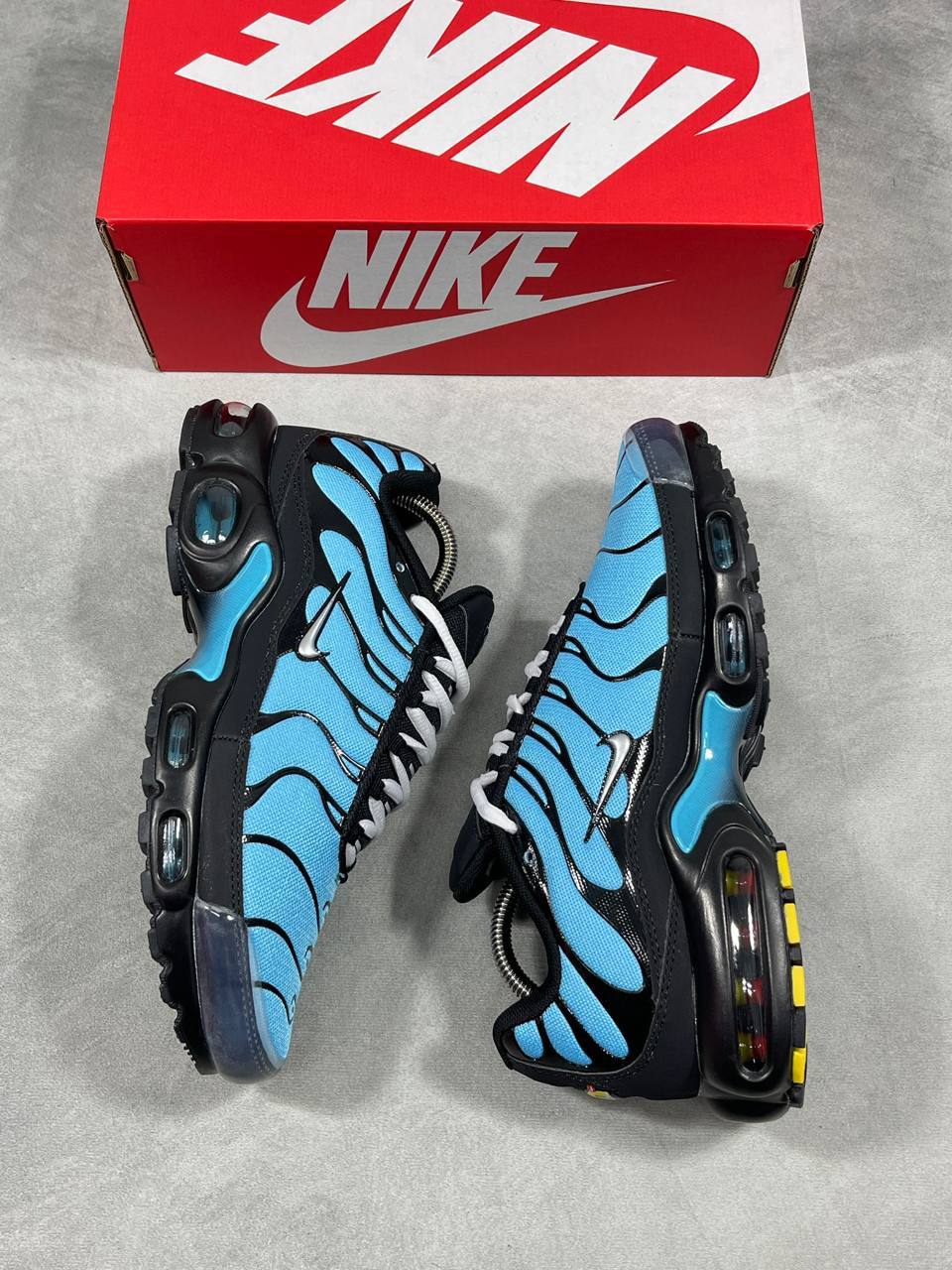 photo 5805423581255633956 y Nike Air Max Plus TN Black Blue Gradient FQ0204-01 men's AAA replica trainers UK - designer reps sale