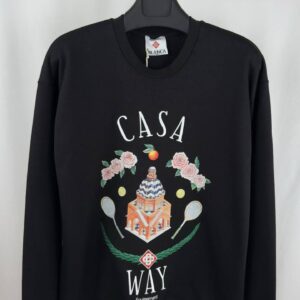 Casablanca Casa Way crewneck jumper AAA replica UK — men's women's 2 colours designer reps sale