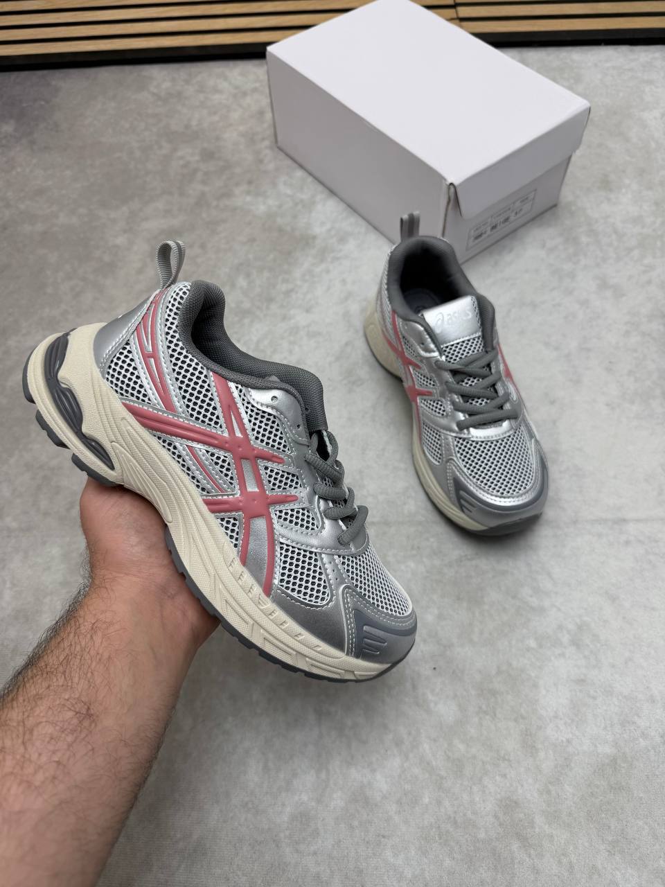 photo 5816801731306786130 y Asics Gel-Kayano 14 Silver Papaya 1203A740-101 women's AAA replica trainers UK — designer reps sale