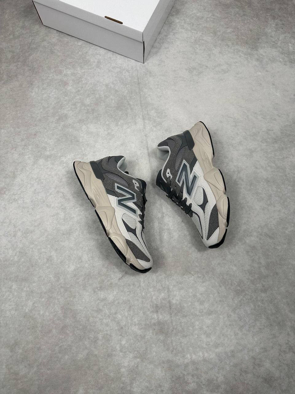 photo 5816801731306786146 y New Balance 9060 Classic Grey women's AAA replica trainers UK — designer reps sale