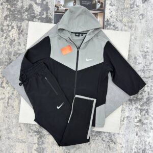 Nike Repel Miler Windrunner tracksuit black smoke grey men's AAA replica UK — designer reps sale