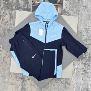 Nike Repel Miler Windrunner tracksuit light blue navy men's AAA replica UK — designer reps sale
