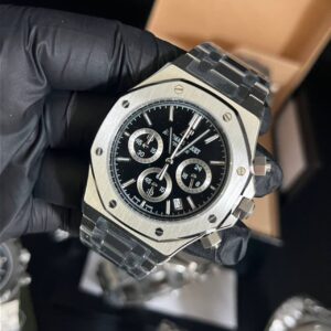 Audemars Piguet Royal Oak Chronograph black dial 26331ST AAA replica watch UK — men's AP reps sale
