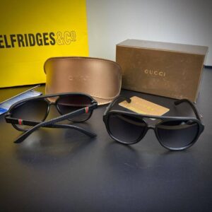 Gucci Web Stripe aviator men's AAA replica sunglasses UK — designer reps sale