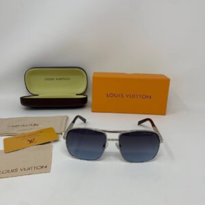 Louis Vuitton Attitude silver-tone men's AAA replica sunglasses UK — designer reps sale