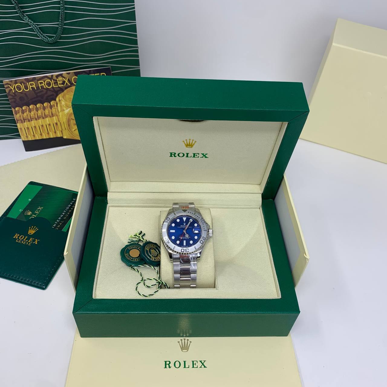 photo 5816801731306786562 y Rolex Yacht-Master 126622-0002 blue dial stainless steel AAA replica watch UK — men's Rolex reps sale