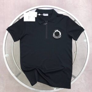 Moncler Year of the Dragon half-zip polo shirt men's AAA replica UK — 2 colours designer reps sale