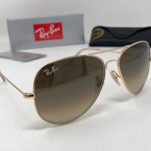 Ray-Ban RB3025 Aviator Gradient black frame AAA replica sunglasses UK — men's women's designer reps sale