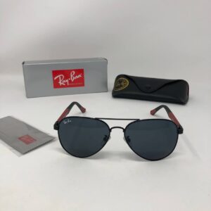 Ray-Ban RB8313M Scuderia Ferrari aviator black AAA replica sunglasses UK — men's women's designer reps sale