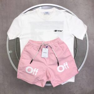 Off-White Ink Arrow slim fit t-shirt shorts set AAA replica UK — men's different colours designer reps sale