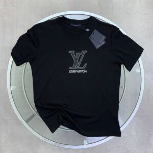 Louis Vuitton x NBA logo short sleeve AAA replica t-shirt UK — men's women's 2 colours designer reps sale