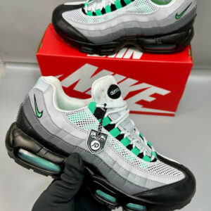 Nike Air Max 95 Black Stadium Green DH8015-002 men's AAA replica trainers UK — designer reps sale