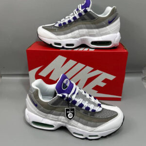 Nike Air Max 95 White Grape HJ5996-100 men's AAA replica trainers UK — designer reps sale