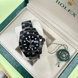 Rolex Submariner Date all black 116610LN AAA replica watch UK — men's Rolex reps sale