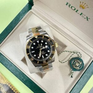 Rolex Submariner Date black dial two tone 126613LN AAA replica watch UK — men's Rolex reps sale
