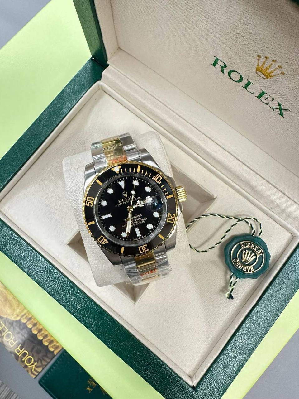 photo 5819053531120471908 y Rolex Submariner Date black dial two tone 126613LN AAA replica watch UK — men's Rolex reps sale