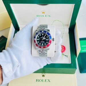 Rolex GMT-Master II Pepsi 126710BLRO Jubilee bracelet AAA replica watch UK — men's Rolex reps sale