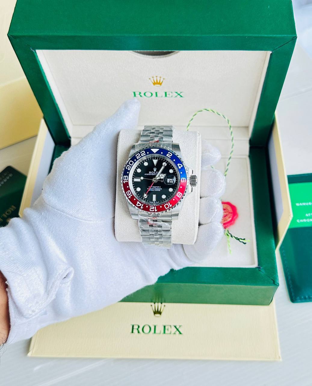 photo 5819053531120471912 y Rolex GMT-Master II Pepsi 126710BLRO Jubilee bracelet AAA replica watch UK — men's Rolex reps sale