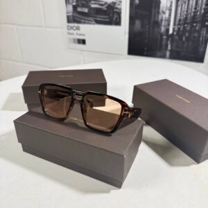 Tom Ford FT1153 Redford square frame brown AAA replica sunglasses UK — men's women's designer reps sale