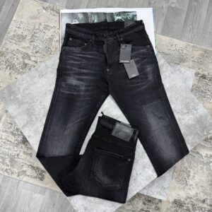Dsquared2 Skater black denim slim fit AAA replica jeans UK — men's designer reps sale multiple waist sizes