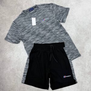 Berghaus Performance Activewear running t-shirt shorts set grey men's AAA replica UK — designer reps sale