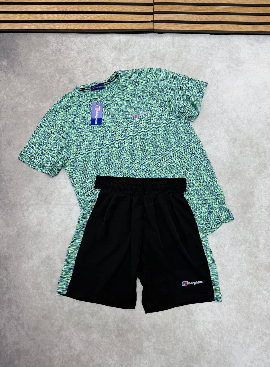 photo 5821087451538199712 y Berghaus Performance Activewear running t-shirt shorts set mint green men's AAA replica UK — designer reps sale