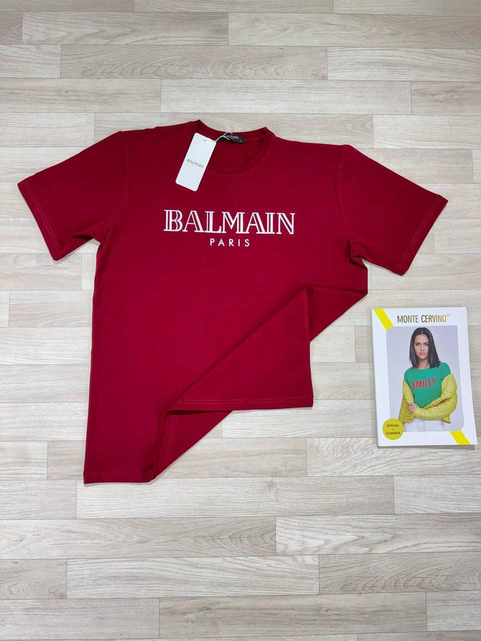 photo 5823229347433745307 y Balmain Cotton Logo-Print t-shirt different colours AAA replica UK - men's women's designer reps sale