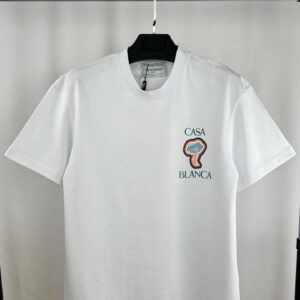 Casablanca Rainbow Mushroom short sleeve t-shirt 2 colours AAA replica UK - men's women's designer reps