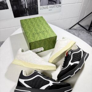 Gucci Calf Leather Re-Web sneakers 2 colours men's AAA replica UK - designer reps sale