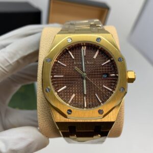 Audemars Piguet Royal Oak Selfwinding Chocolate Dial 15500OR rose gold AAA replica watch UK - men's AP reps