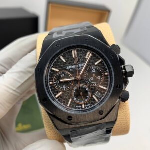 Audemars Piguet Royal Oak Chronograph Black Ceramic Dial 26240CE AAA replica watch UK - men's AP reps